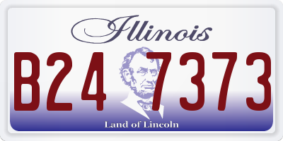 IL license plate B247373