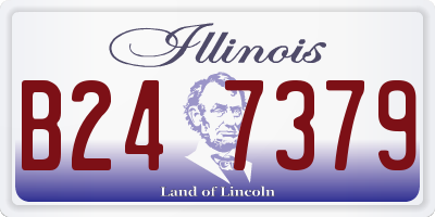 IL license plate B247379