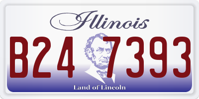 IL license plate B247393