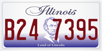 IL license plate B247395
