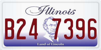 IL license plate B247396