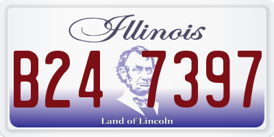 IL license plate B247397