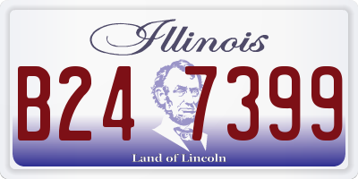 IL license plate B247399