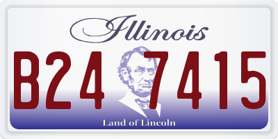 IL license plate B247415