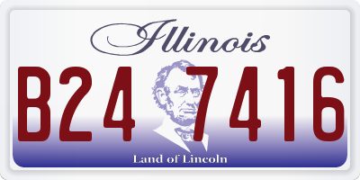IL license plate B247416