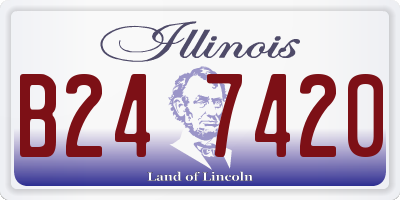IL license plate B247420