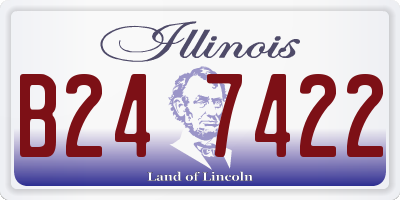 IL license plate B247422