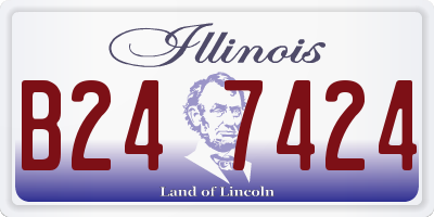 IL license plate B247424
