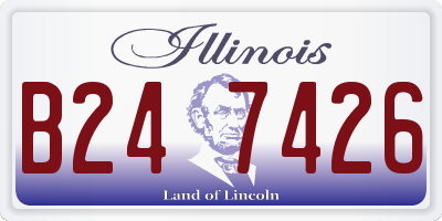 IL license plate B247426