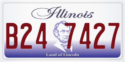 IL license plate B247427