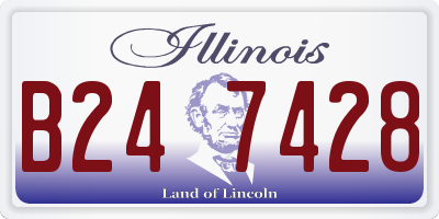 IL license plate B247428