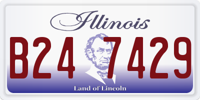 IL license plate B247429