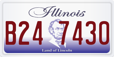 IL license plate B247430