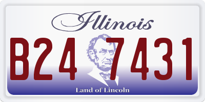 IL license plate B247431