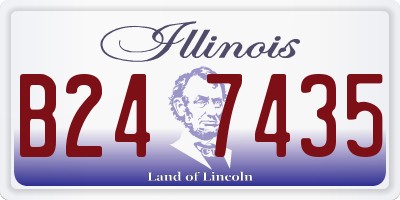 IL license plate B247435