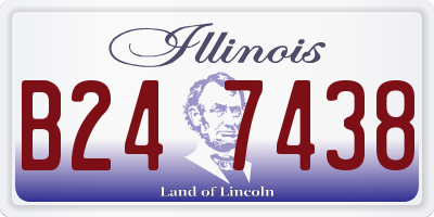 IL license plate B247438