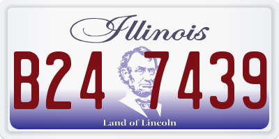 IL license plate B247439