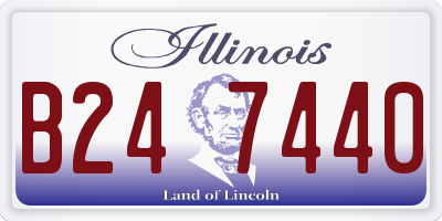 IL license plate B247440