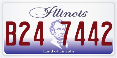 IL license plate B247442