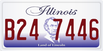 IL license plate B247446