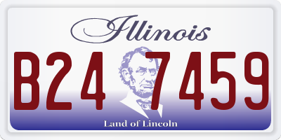 IL license plate B247459