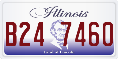 IL license plate B247460