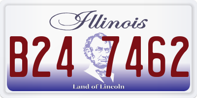 IL license plate B247462