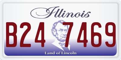 IL license plate B247469