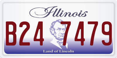 IL license plate B247479
