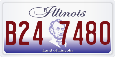 IL license plate B247480