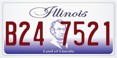 IL license plate B247521