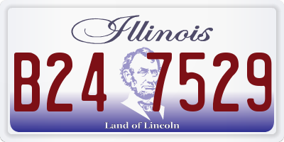IL license plate B247529