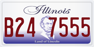 IL license plate B247555