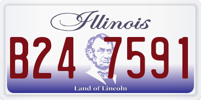 IL license plate B247591