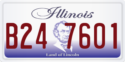 IL license plate B247601