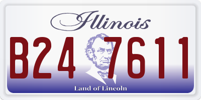 IL license plate B247611