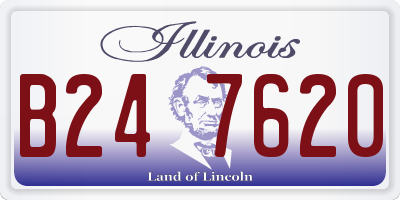 IL license plate B247620