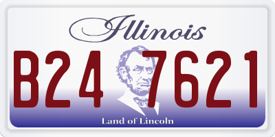 IL license plate B247621