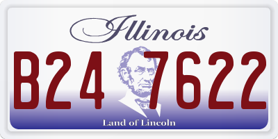 IL license plate B247622