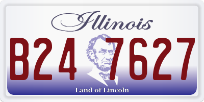 IL license plate B247627