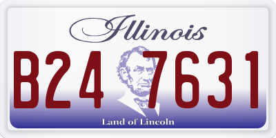 IL license plate B247631