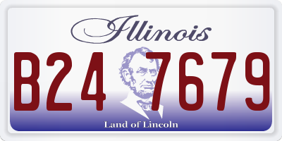 IL license plate B247679