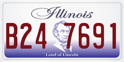 IL license plate B247691