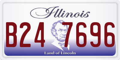 IL license plate B247696