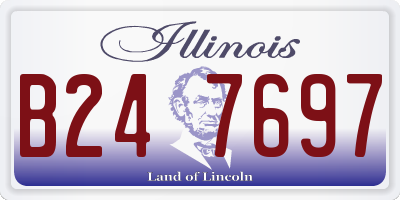 IL license plate B247697