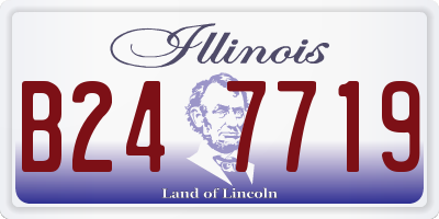 IL license plate B247719