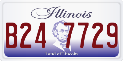 IL license plate B247729