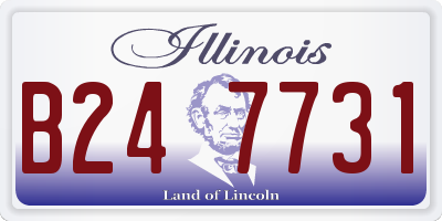IL license plate B247731