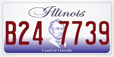 IL license plate B247739