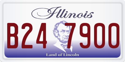 IL license plate B247900